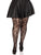 Plus Chantilly Floral Lace Tights