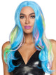 27" Mystic Hue Multi Color Wavy Long Wig