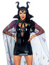 Glitter Flame Cape & Horn Headband