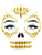 Sugar Skull Adhesive Face Jewels Sticker