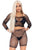 Good Vibes Fishnet Crop Top & Bike Shorts