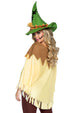 Scarecrow Poncho With Matching Hat