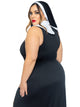 Plus Sultry Sinner Nun Costume