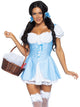 Gingham Dress With Split Skirt