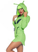 Alien Hoodie Fleece Dress