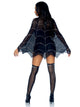 Spider Web Rhinestone Costume Poncho