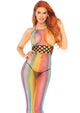 My Crush Rainbow Bodycon Dress