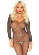 Please Me Rhinestone Bodystocking