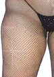 Plus Please Me Rhinestone Bodystocking