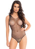 Rhinestone Fishnet Bodysuit