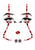 Clown Rhinestone Stick-On Jewels