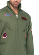 Men's Top Gun Costume Flight Suit