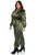 Plus Top Gun Costume Parachute Flight Suit