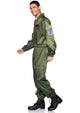 Men's Top Gun Costume Parachute Flight Suit