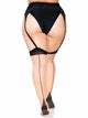 Plus Grace Cuban Contrast Heel Stockings