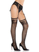 Amelie Rhinestone Garter Belt Tights