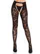 Selene Lace Crotchless Tights