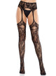 Bloom Net Garter Belt Stockings