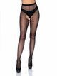 Plus Mercedes Sheer Crotchless Pantyhose