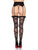 Nyla Faux Wrap Garter Belt Stockings