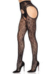 Esme Floral Suspender Tights