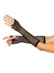 Triangle Net Fingerless Arm Warmer Gloves