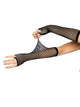 Triangle Net Fingerless Arm Warmer Gloves