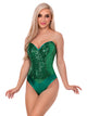 Snap Crotch Sequin Bodysuit