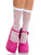 Rosette Sheer Crew Socks