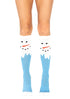 Snow Man Knee-High Socks