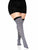 Cari Plus Striped Stockings