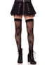 Skull Net Thigh Highs