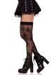 Skull Net Thigh Highs