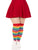 Cherry Plus Rainbow Thigh High Socks