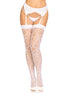 Amore Heart Net Thigh Highs