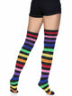 Aurora Rainbow Thigh High Socks