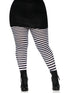 Plus Jada Striped Women's Tights
