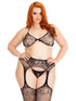 Opposites Attract Plus Bra and Panty Set