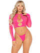 Caught Up Crop Top Set