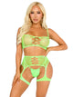 Mood Swing Bra and Garter Harness Set