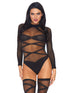 Truth Or Dare Bodysuit And Thigh Highs Set