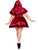 Plus Gothic Red Riding Hood Costume
