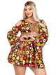 Plus Starflower Hippie Costume