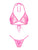 All Heart Fishnet Bikini Set