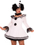 Plus Pierrot Clown Costume