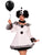 Plus Pierrot Clown Costume