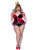 Plus Ravishing Red Queen Costume