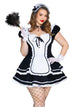 Plus Maid to Flirt Costume