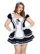 Plus Maid to Flirt Costume
