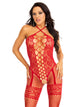 Love Sign Heart Net Bodystocking